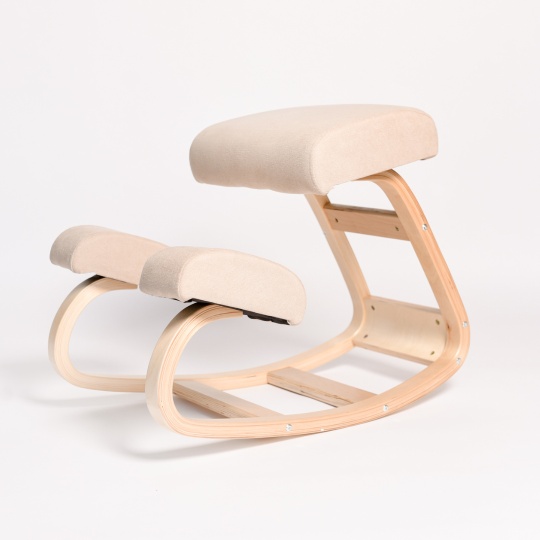 The Austin Kneeling Chair: Winter Linen - Image 3