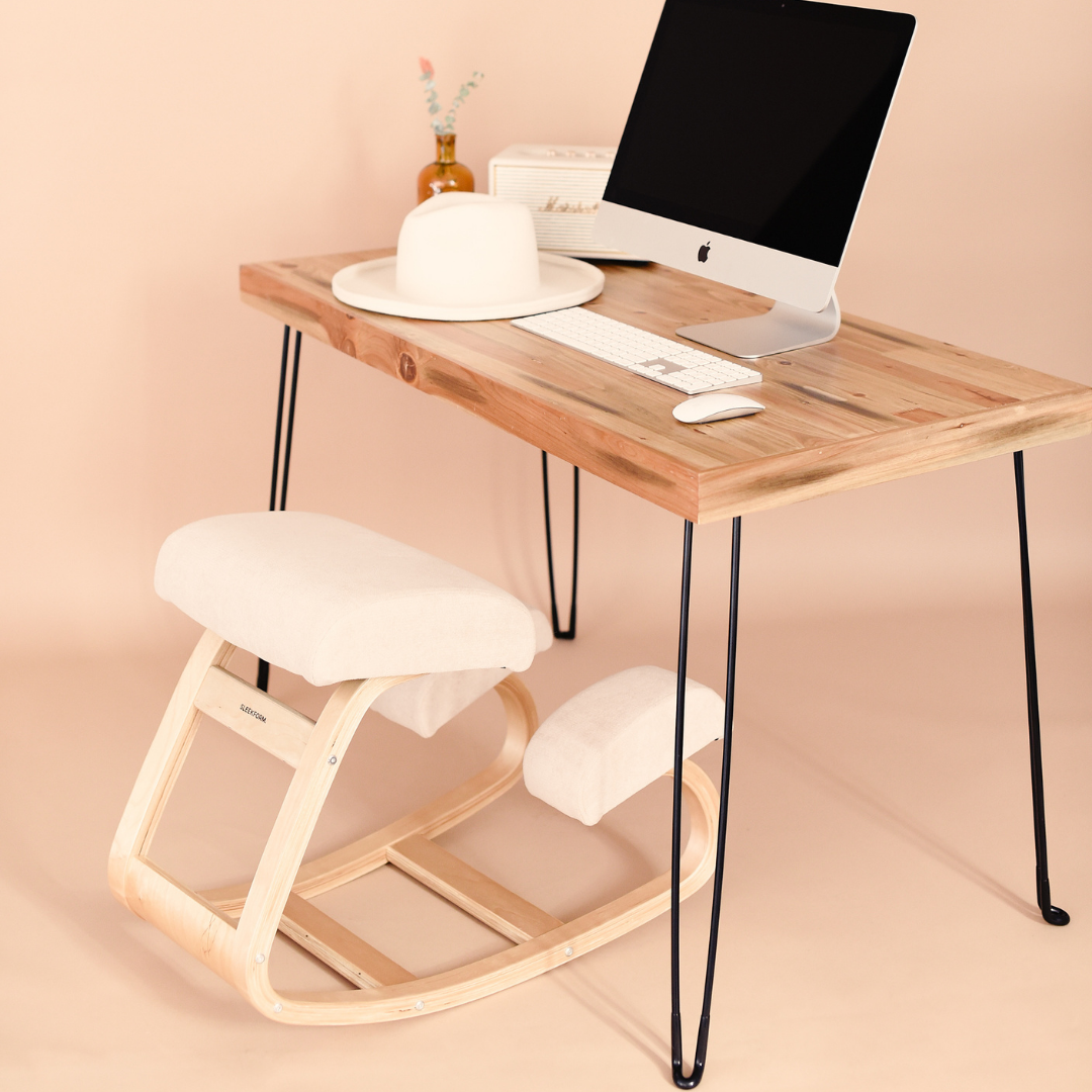 The Austin Kneeling Chair: Winter Linen - Image 5
