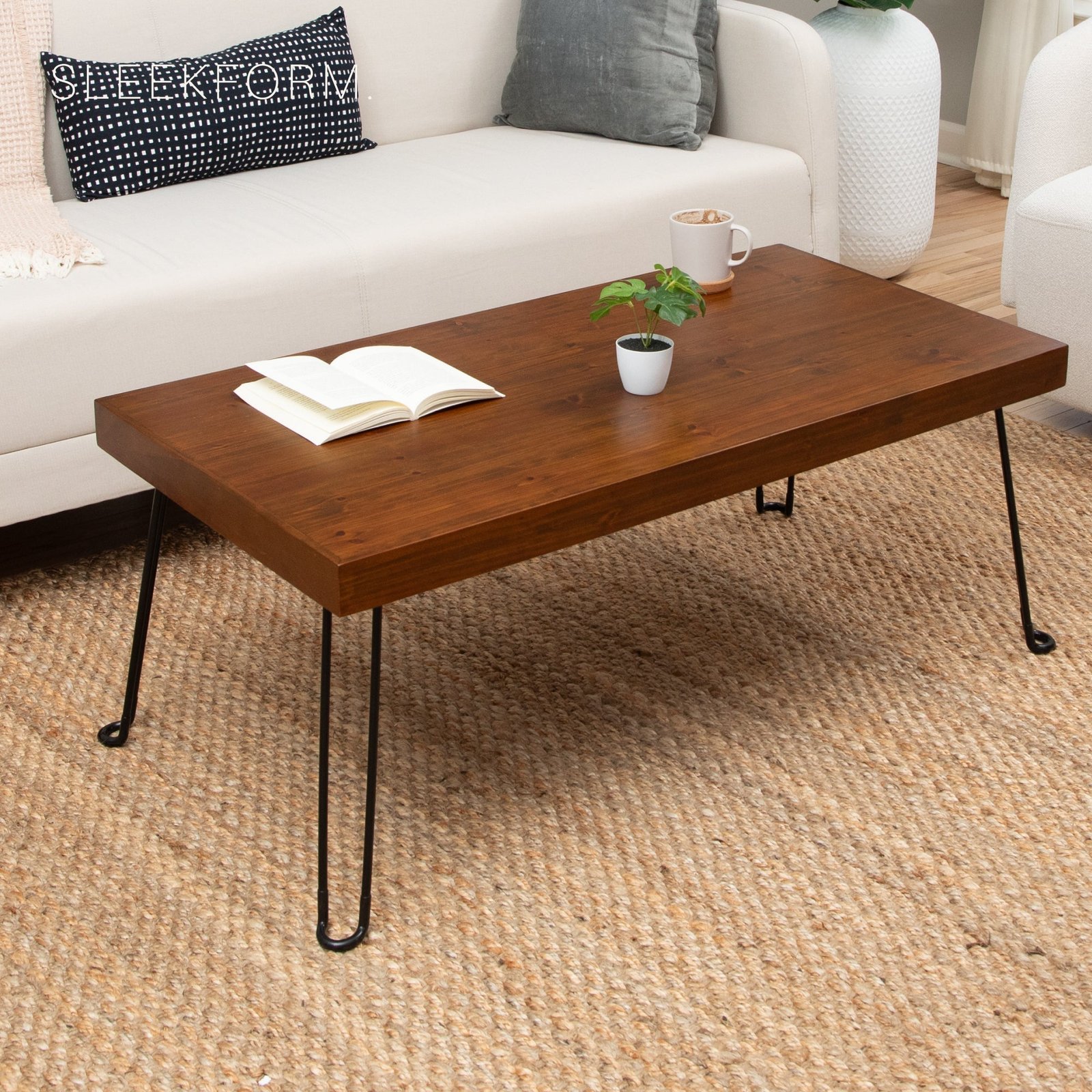 The Folding Coffee Table, Walnut - Image 5